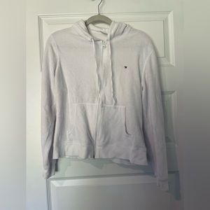 Tommy Hilfiger- White Terrycloth Jacket- Size Large